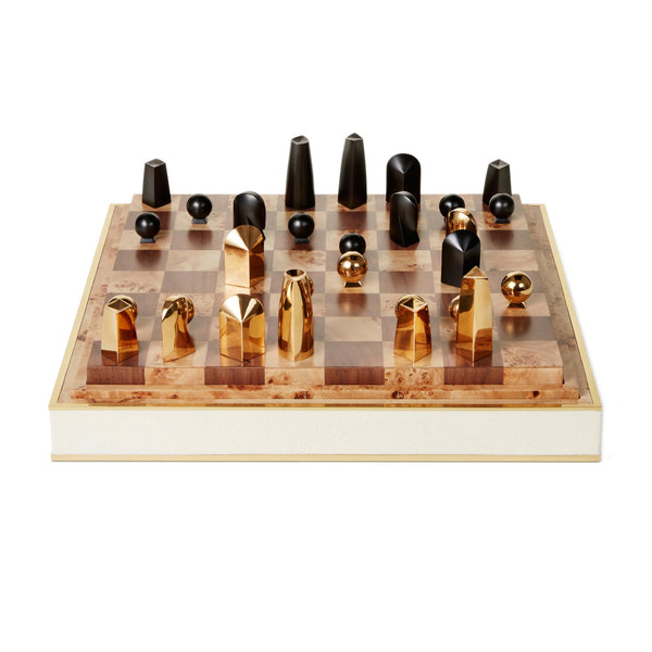 AERIN Shagreen Chess Set