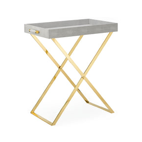 AERIN Brass Butler Tray Stand