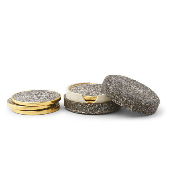 AERIN Shagreen Coasters Set of 4