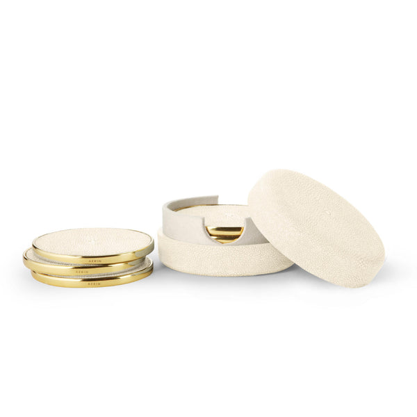AERIN Shagreen Coasters Set of 4