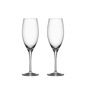 ORREFORS Premier Champagne Set Of 2