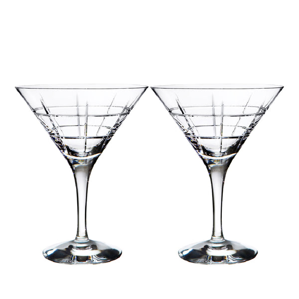 ORREFORS Street Martini Pair