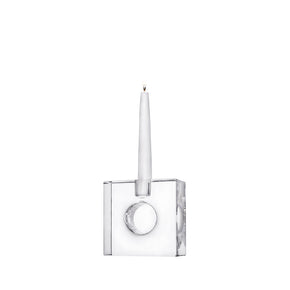 ORREFORS Torg Square Candleholder