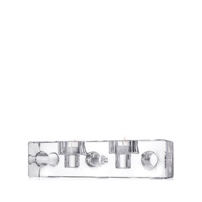 ORREFORS Torg Long Candleholder