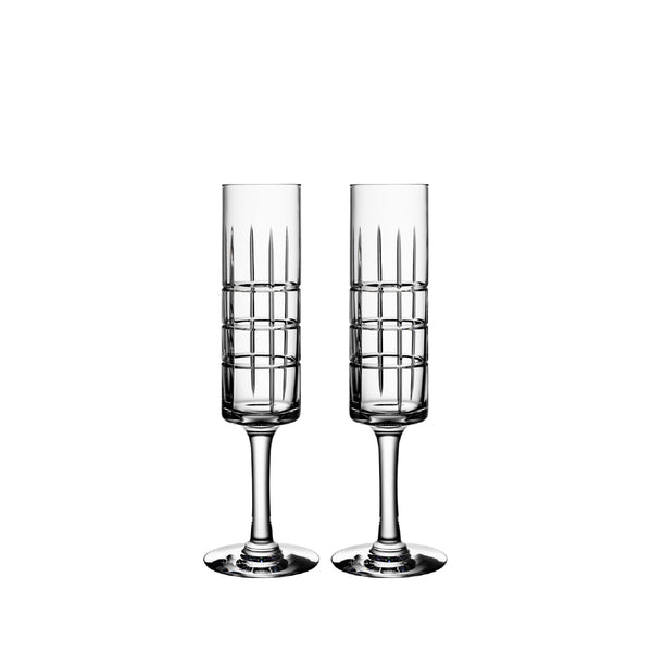ORREFORS Street Champagne Pair