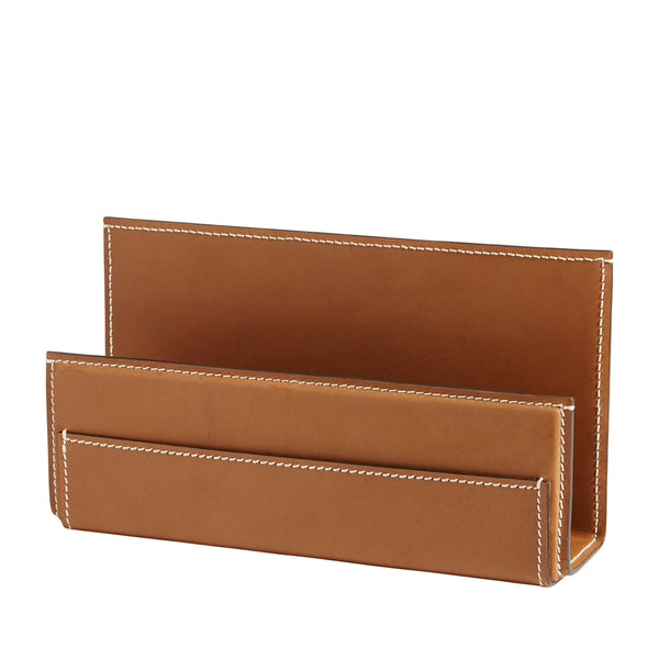 RALPH LAUREN Brennan Leather Letter Rack