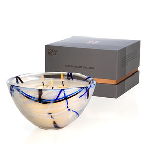 KOSTA BODA Small White Contrast - Woodland Vanilla