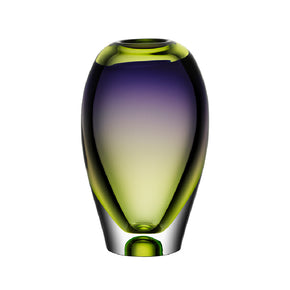 KOSTA BODA Vision Vase Green Purple