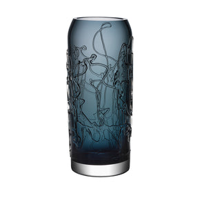 KOSTA BODA Twine Vase Gray