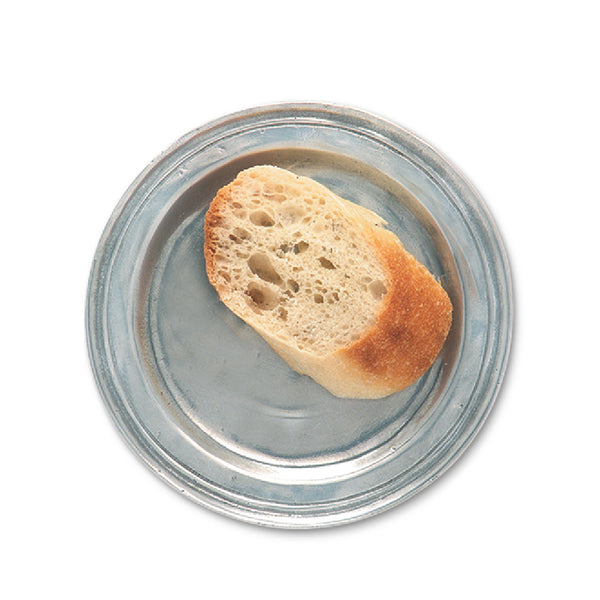 MATCH PEWTER Narrow Rim Bread Plate Set of 2