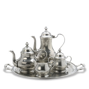 MATCH PEWTER Round Tray with Handles