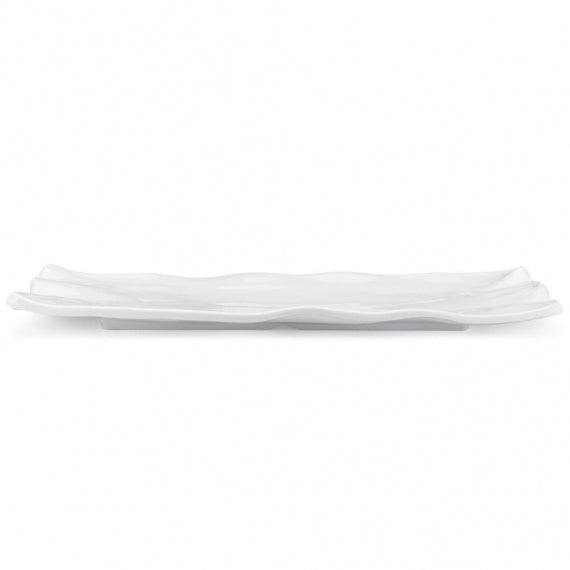 Q SQUARED Ruffle Melamine Sandwich Platter Set of 4