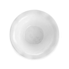 Q SQUARED Ruffle White Melamine Round Cereal Bowl Set Of 4