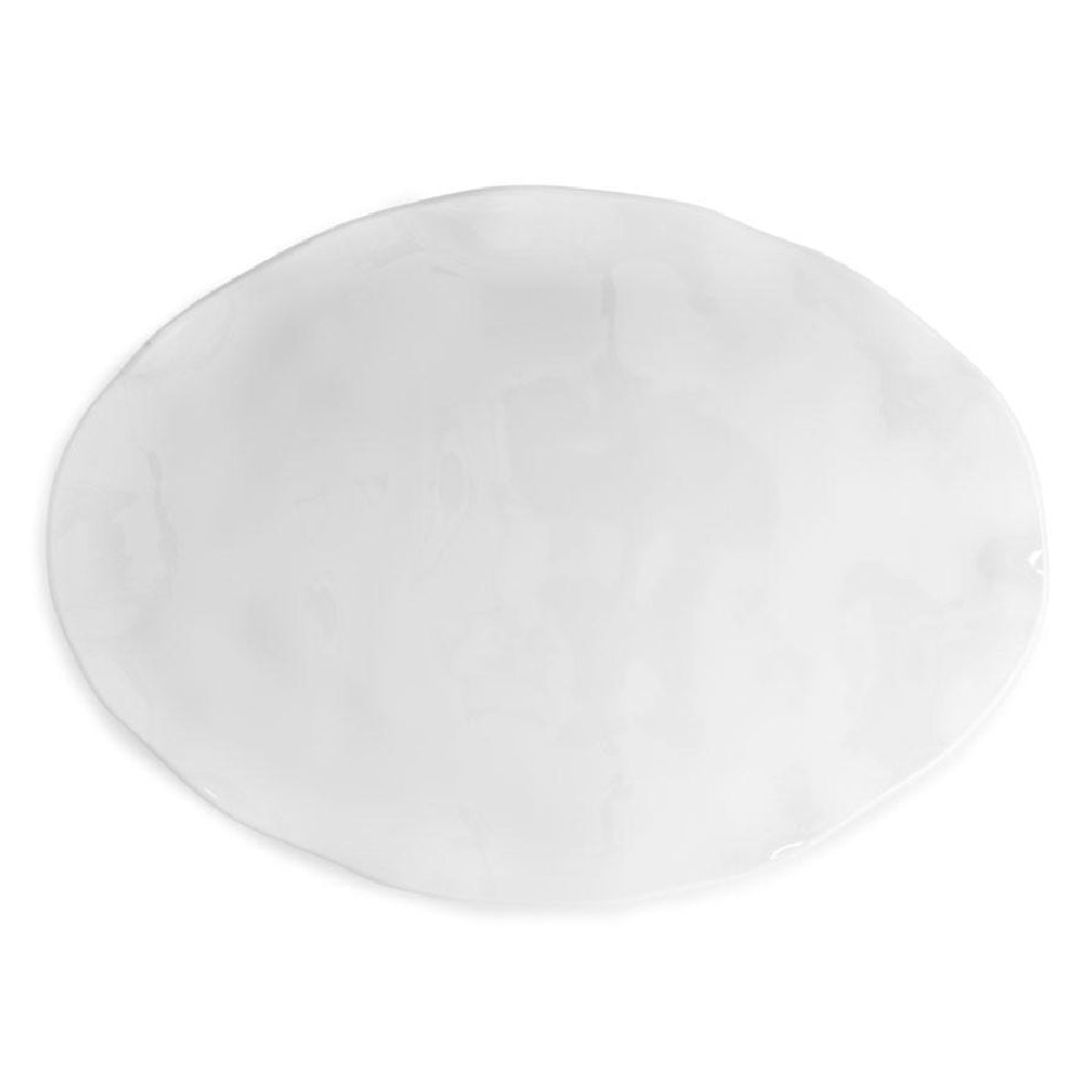 Ruffle Melamine Oval Platter Set of 4