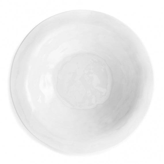 Ruffle Melamine Round Shallow Serving Bowl Set of 4