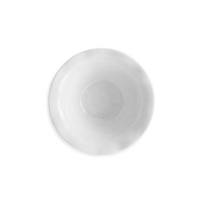 Q SQUARED Ruffle White Melamine Round Dip Bowl Set Of 4