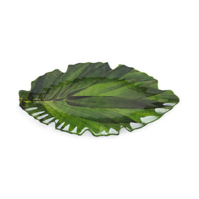 Q SQUARED Zen Melamine Leaf Platter Set of 4