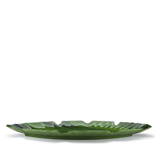 Q SQUARED Zen Melamine Leaf Platter Set of 4