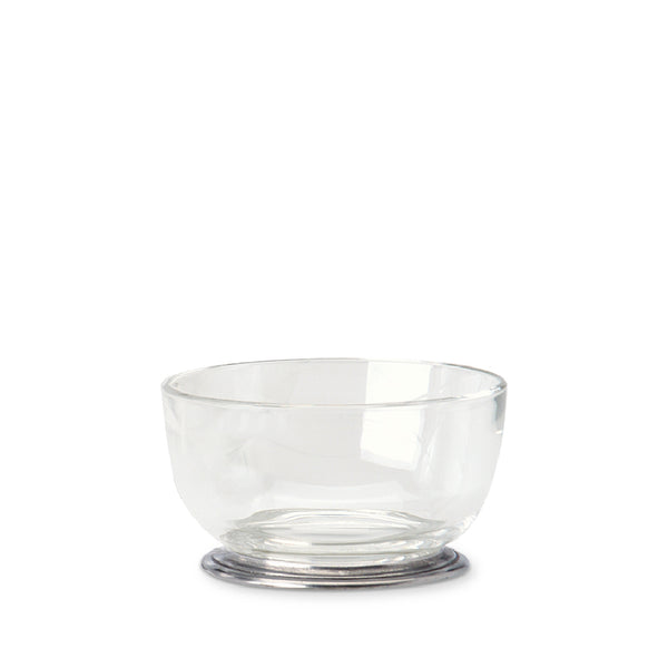 MATCH PEWTER Round Crystal Bowl