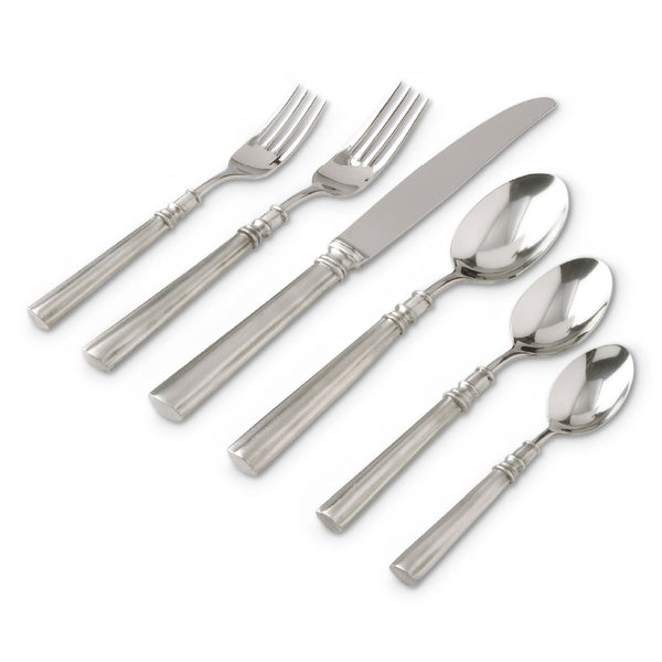 MATCH PEWTER Lucia 6 PC Place Setting