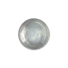 MATCH PEWTER Scallop Rimmed Bottle Coaster