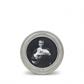 MATCH PEWTER Lugano Round Frame