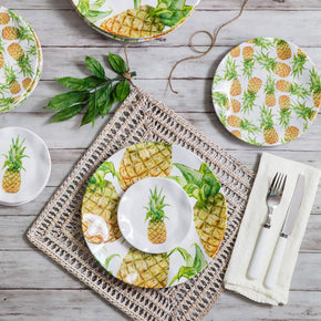 Q SQUARED Aloha Melamine Canape Plate Set of 12