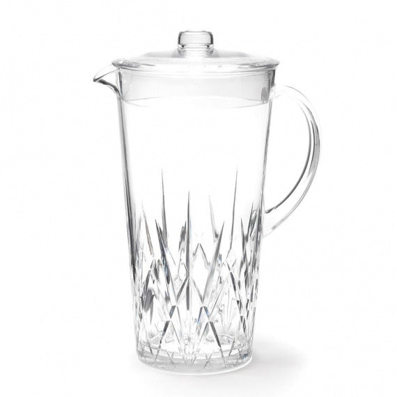 Q SQUARED Aurora Crystal Tritan Acrylic Pitcher Set of 4