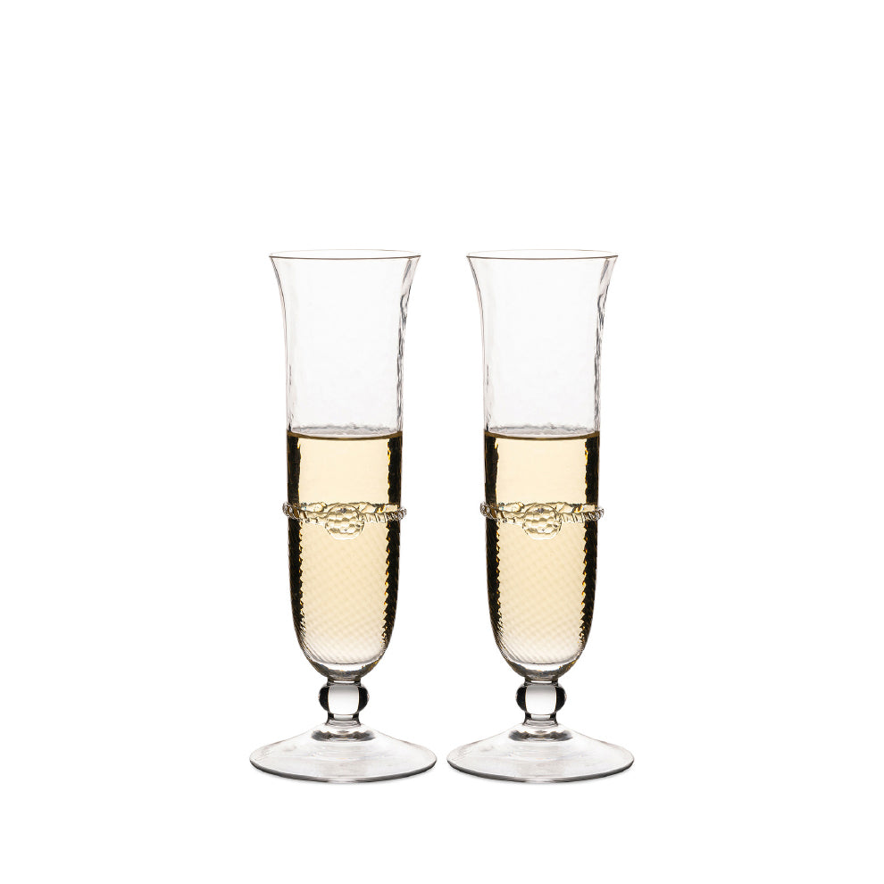 Juliska Champagne Flutes - Champagne Flutes & Coupe Glasses