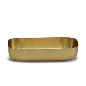 TINA FREY Brushed Brass Papert Towel Tray