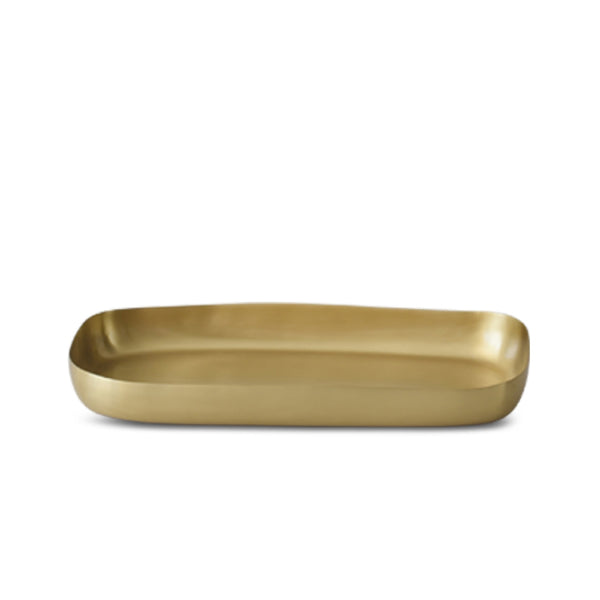TINA FREY Brushed Brass Vanity Tray