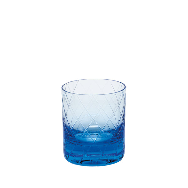 MOSER Bonbon Double Old Fashioned Glass 12.3 Oz. Wedge Cuts