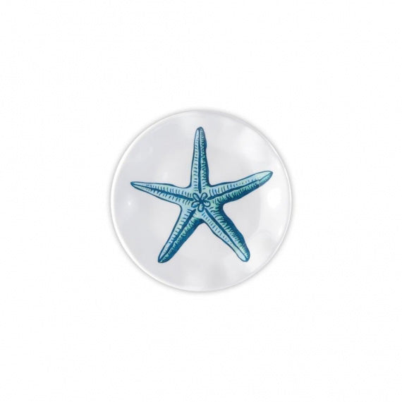 Q SQUARED Captiva Melamine Canape Plate Set of 12