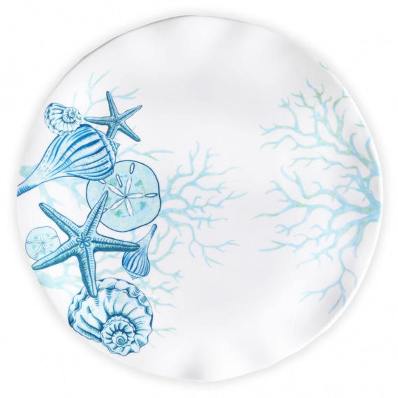 Q SQUARED Captiva Melamine Platter Set of 4