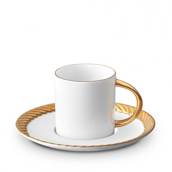 L'OBJET Corde Espresso Cup And Saucer