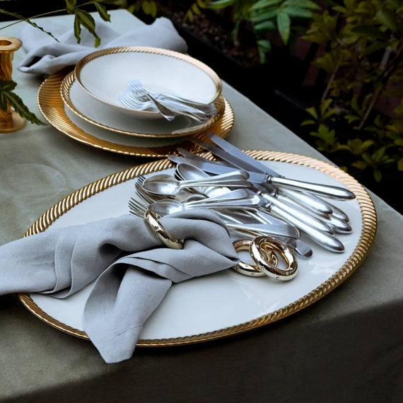 L'OBJET Corde Oval Platter