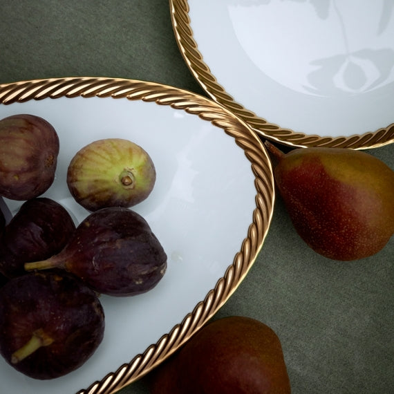 L'OBJET Corde Oval Platter