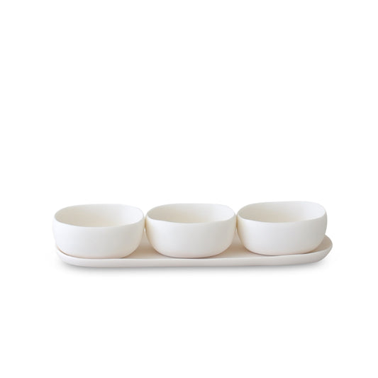 Trio of Bowls on Dish Set