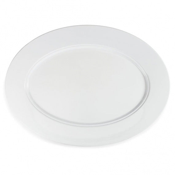 Q SQUARED Diamond Melamine Oval Turkey Platter Set of 4