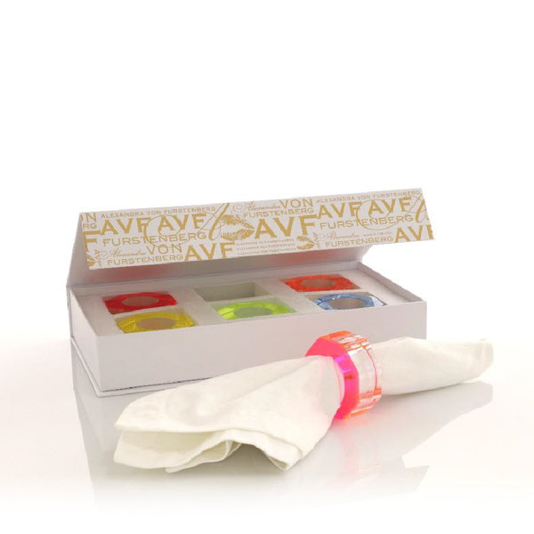 ALEXANDRA VON FURSTENBERG Bolt Dining Ring Set Of 6