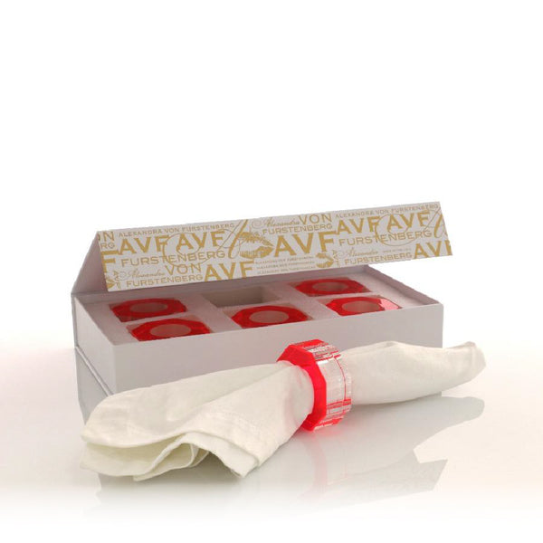 ALEXANDRA VON FURSTENBERG Bolt Dining Ring Set Of 6