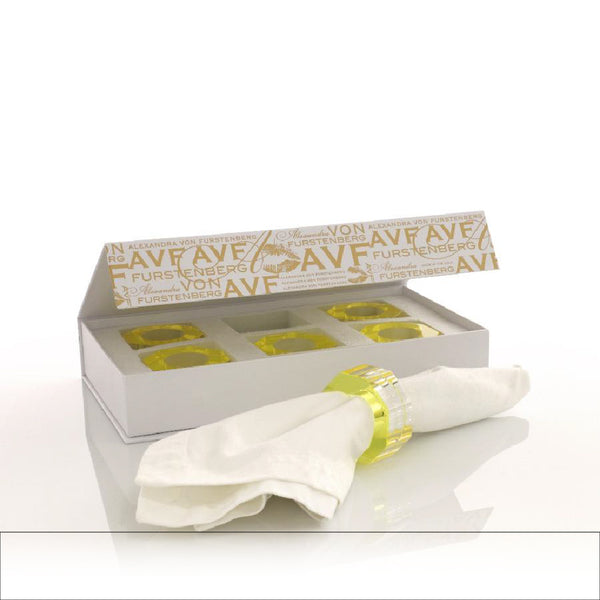 ALEXANDRA VON FURSTENBERG Bolt Dining Ring Set Of 6