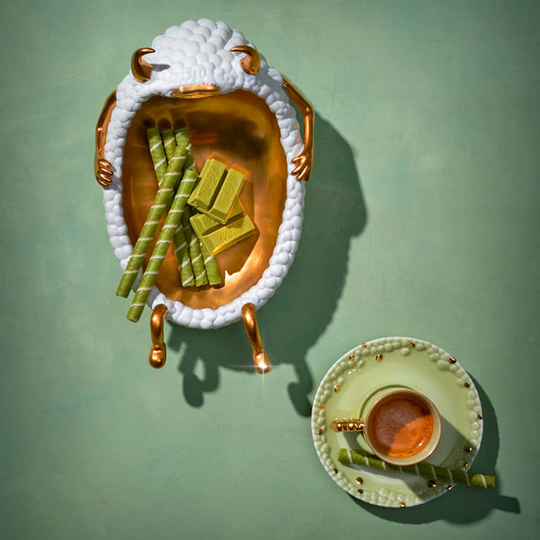 L'OBJET Haas Mojave Tea Cup and Saucer Set of 2