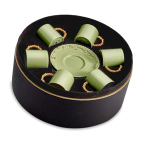 L'OBJET Haas Mojave Espresso Cup and Saucer Set of 6