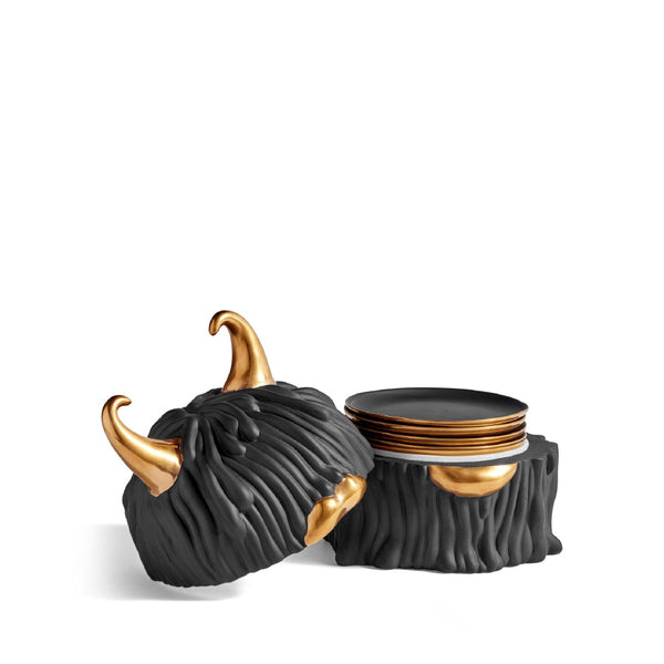 L'OBJET Haas Lynda Box + Plates Set Of 4