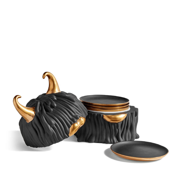 L'OBJET Haas Lynda Box + Plates Set Of 4