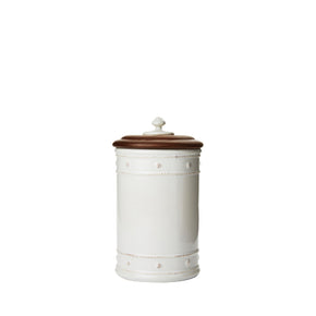 MATCH Pewter Convivio Coffee Canister White With Scoop