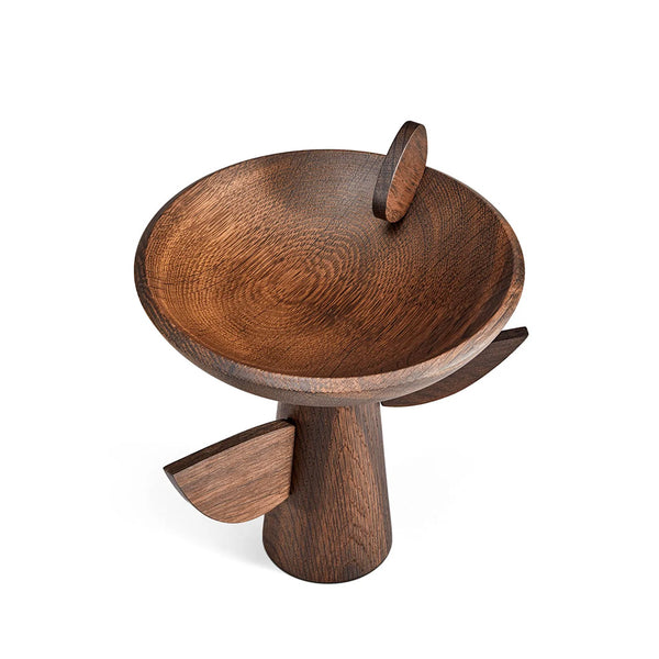 L'OBJET Kelly Behun Leaf Bowl on Stand