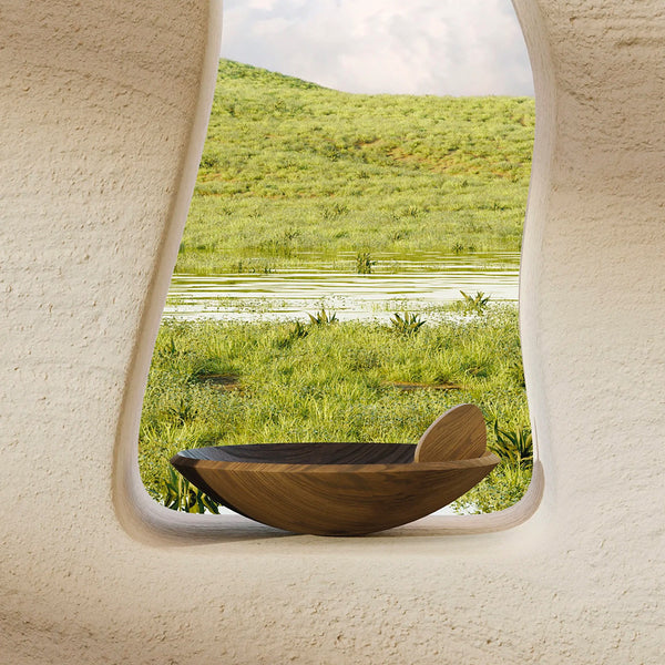 L'OBJET Kelly Behun Leaf Oval Bowl