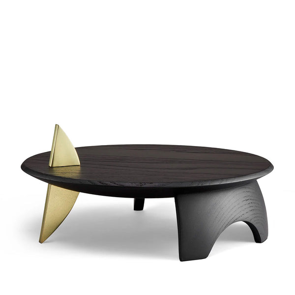 L'OBJET Kelly Behun Leaf Flat Platter on Stand